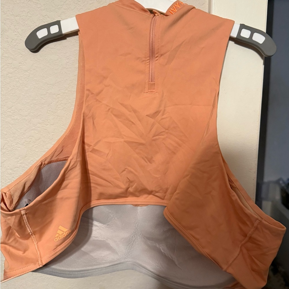 Adidas | Ivy Park Peach Cropped Tank| - Picture 3 of 3